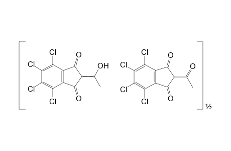 2-acetyl-4,5,6,7-tetrachloro-1,3-indandione