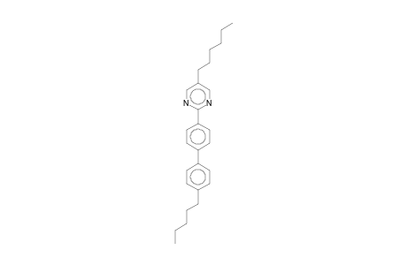 5-Hexyl-2-(4'-pentyl[1,1'-biphenyl]-4-yl)pyrimidine