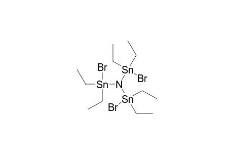 Tris[(Bromodiethyl)stannyl] amine