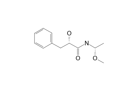 (2S)-2-hydroxy-N-[(1S)-1-methoxyethyl]-3-phenyl-propanamide