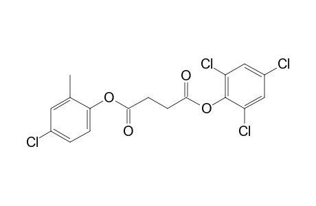 Succinic acid, 2,4,6-trichlorophenyl 4-chloro-2-methylphenyl ester