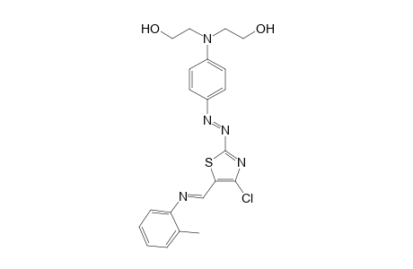 2-{4-[Bis(2-Hydroxyethyl)amino]phenylazo}-4-chloro-5-(2-tolyliminomethyl)thiazole