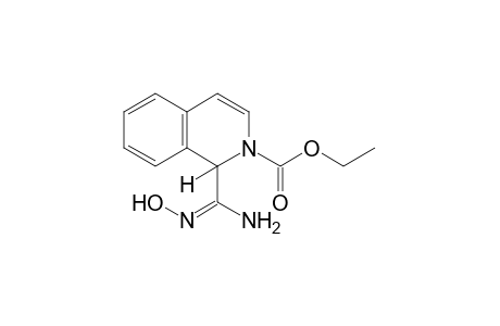 1-(1-amino-N-hydroxyformimidoyl)-2(1H)-isoquinolinecarboxylic acid, ethyl ester