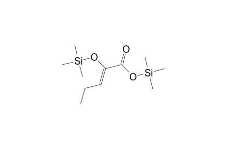 2-Pentenoic acid, 2-[(trimethylsilyl)oxy]-, trimethylsilyl ester