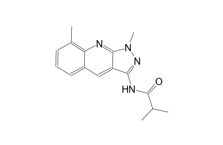 N-(1,8-dimethyl-1H-pyrazolo[3,4-b]quinolin-3-yl)-2-methylpropanamide