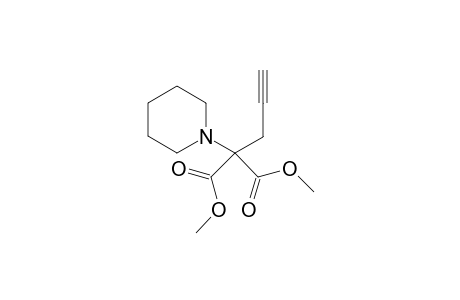 Dimethyl 2-(piperidin-1-yl)-2-(prop-2-ynyl) malonate