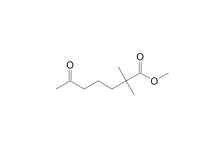 Heptanoic acid, 2,2-dimethyl-6-oxo-, methyl ester