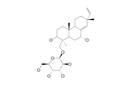 VIRESCENOSIDE-O;BETA-D-ALTROPYRANOSIDO-19-ISOPIMARA-8(14),15-DIENE-7-ALPHA,3-BETA-DIOL