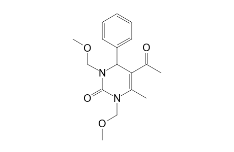 5-Acetyl-1,3-bis(methoxymethyl)-6-methyl-4-phenyl-3,4-dihydropyrimidin-2(1H)-one