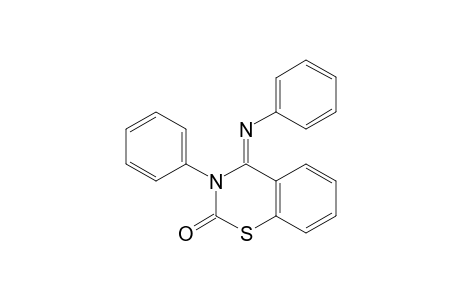 3,4-dihydro-3-phenyl-4-(phenylimino)-2H-1,3-benzothiazin-2-one