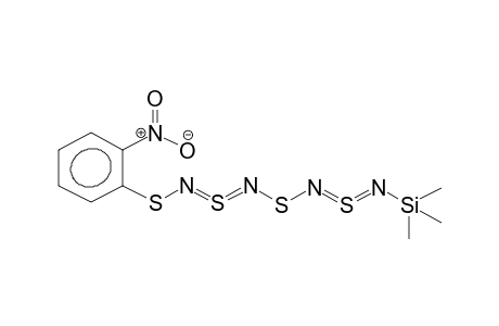 1-(2-NITROPHENYL)-8-TRIMETHYLSILYL-2,4,6,8-TETRAAZA-1,3,5,7-TETRATHIA-2,3,6,7-OCTATETRAENE