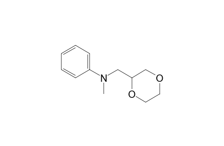 N-Methyl-N-(1,4-dioxan-2-ylmethyl)-N-phenylamine