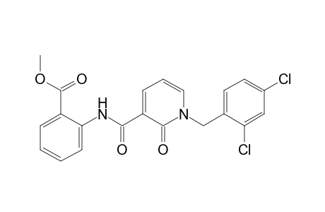 N-[1-(2,4-DICHLOROBENZYL)-1,2-DIHYDRO-2-OXONICOTINOYL]ANTHRANILIC ACID, METHYL ESTER