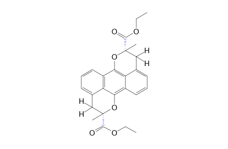 2,8-dimethyl-2,3,8,9-tetrahydro-cis-anthra[9,1-bc:10,5-b'c']dipyran-2,8-dicarboxylic acid, diethyl ester