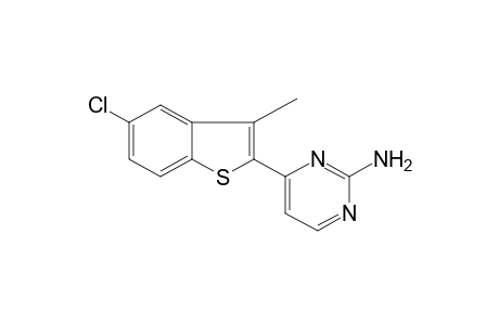 2-amino-4-(5-chloro-3-methylbenzo[b]thien-2-yl)pyrimidine