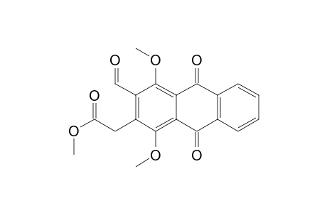 Methyl 3-formyl-1,4-dimethoxy-9,10-dioxo-9,10-dihydroanthracene-2-acetate