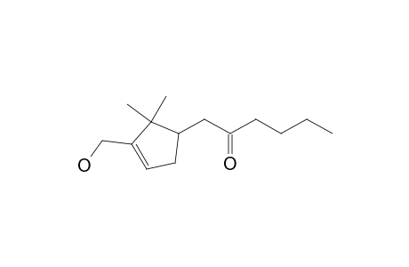 2-Hydroxymethyl-3,3-dimethyl-4-(pentanoylmethyl)cyclopent-1-ene