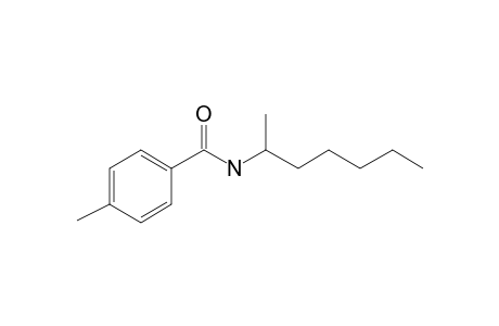 Benzamide, 4-methyl-N-(hept-2-yl)-