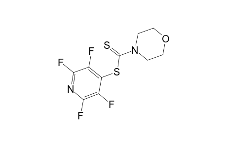 Morpholine-4-carbodithioic acid 2,3,5,6-tetrafluoro-pyridin-4-yl ester