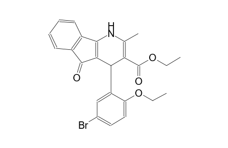 1H-indeno[1,2-b]pyridine-3-carboxylic acid, 4-(5-bromo-2-ethoxyphenyl)-4,5-dihydro-2-methyl-5-oxo-, ethyl ester