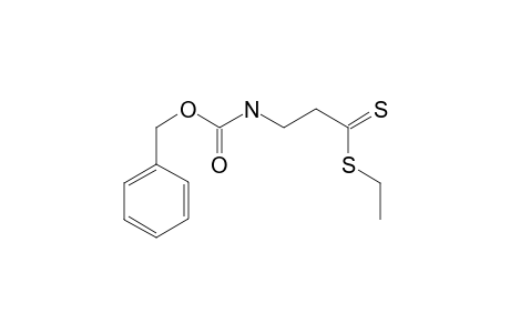 Ethyl 3-[(benzyloxycarbonyl)amino]propane-1-(dithio)-oate