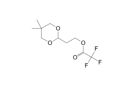 5,5-Dimethyl-1,3-dioxane-2-ethanol, trifluoroacetate