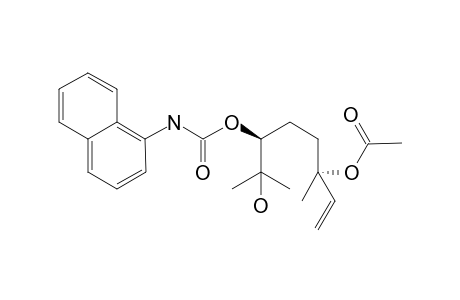 (3S,6R)-6-Acetoxy-3-(N-1-naphthyl)carbamoyloxy-2,6-dimethyloct-7-en-2-ol