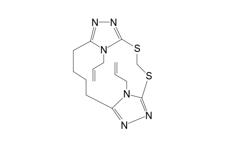 1(4),6(4)-DIALLYL-7,9-DITHIA-1,6(3,5)-DI-(1,2,4-TRIAZOLA)-CYCLONONAPHANE