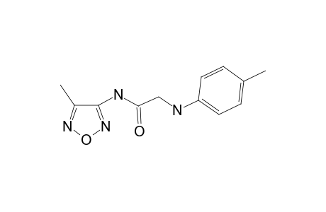 Acetamide, 2-(4-methylphenylamino)-N-(4-methyl-3-furazanyl)-