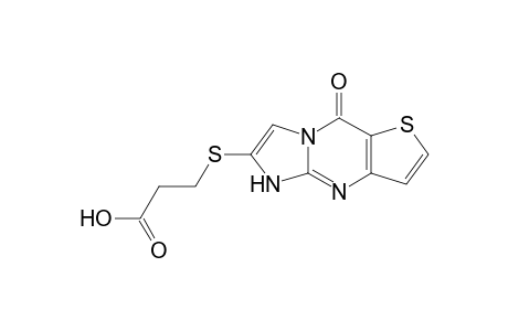 3-[(5,9-Dihydro-9-oxoimidazo[1,2-a]thieno[3,2-d]pyrimidin-6-yl)thio]propionic acid