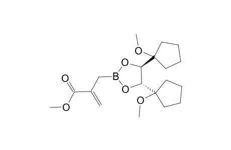 2-[(4R,5R)-4,5-Bis-(1-methoxy-cyclopentyl)-[1,3,2]dioxaborolan-2-ylmethyl]-acrylic acid methyl ester