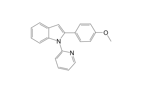 2-(4-Methoxyphenyl)-1-(pyridin-2-yl)-1H-indole