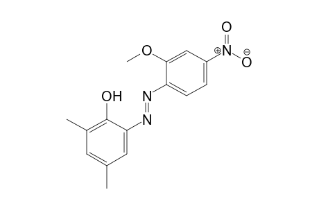 Phenol, 2-[2-(2-methoxy-4-nitrophenyl)diazenyl]-4,6-dimethyl-