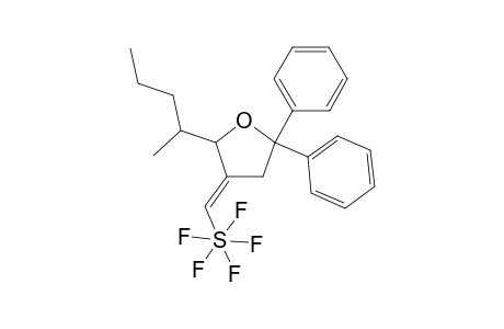 (E)-4-((pentafluoro-.lambda.6-sulfaneyl)methylene)-5-(pentan-2-yl)-2,2-diphenyltetrahydrofuran