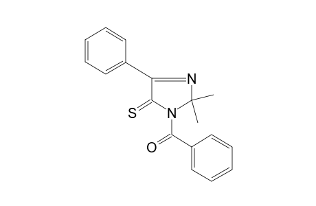 1-benzoyl-2,2-dimethyl-4-phenyl-3-imidazoline-5-thione