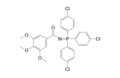 3,4,5-trimethoxy-N-[tris(p-chlorophenyl)phosphoramylidene)benzamide