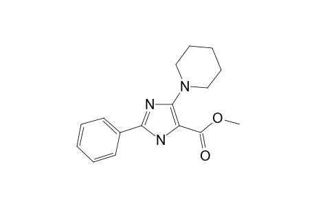 2-Phenyl-5-piperidin-1-yl-3H-imidazol-4-carboxylic acid, methyl ester