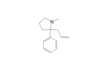 1-Methyl-2-phenyl-2-prop-2-enyl-pyrrolidine