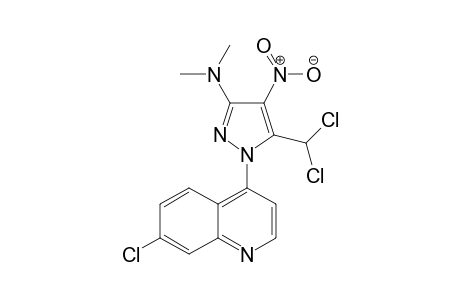 1-(7-chloroquinolin-4-yl)-5-(dichloromethyl)-N,N-dimethyl-4-nitro-1H-pyrazol-3-amine