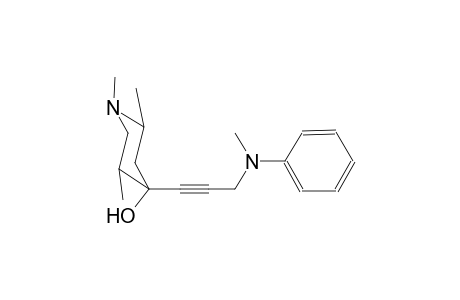 4-piperidinol, 1,2,5-trimethyl-4-[3-(methylphenylamino)-1-propynyl]-