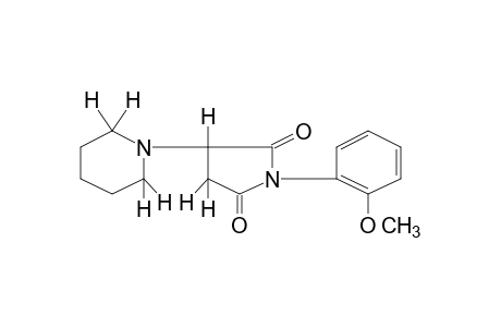 N-(o-methoxyphenyl)-2-piperidinosuccinimide