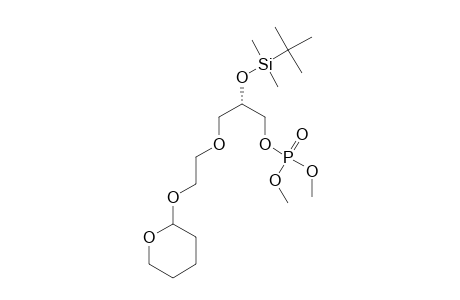 1-o-(Tetrahydropyran-2-yloxy)-ethyl-2-(S)-o-tert.-butyldimethylsilyl-3-o-dimethylphosphoryl-sn-glycerol