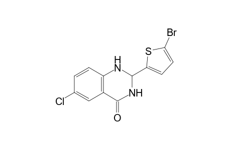 2-(5-Bromo-2-thienyl)-6-chloro-2,3-dihydroquinazolin-4(1H)-one