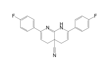 1,4,4a,5-Tetrahydro-2,7-bis(p-fluorophenyl)-[1,8]naphthyridine-4a-carbonitrile