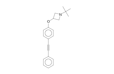 1-t-Butyl-3-(4-phenylethynylphenoxy)azetidine