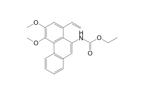10-N-Carbethoxy-3,4-dimethoxy-1-phenanthrenylethene