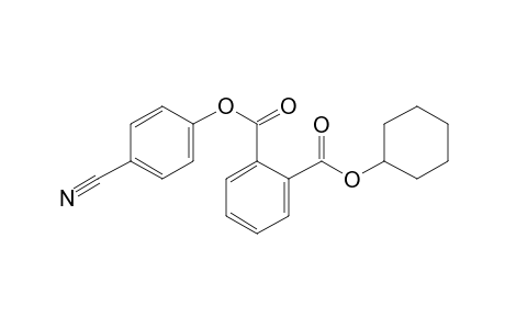 Phthalic acid, 4-cyanophenyl cyclohexyl ester