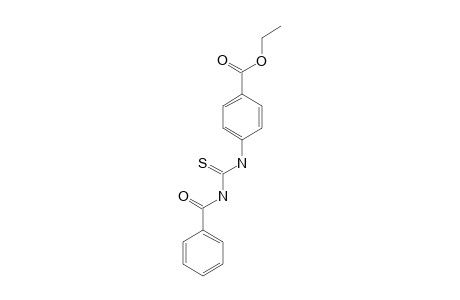 p-(3-benzoyl-2-thioureido)benzoic acid, ethyl ester