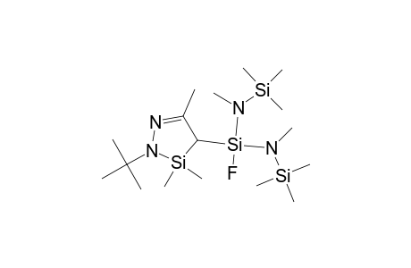 Silanediamine, 1-[2-(1,1-dimethylethyl)-3,3,5-trimethyl-1,2-diaza-3-silacyclopent-5- en-4-yl]-1-fluoro-N,N'-dimethyl-N,N'-bis(trimethylsilyl)-