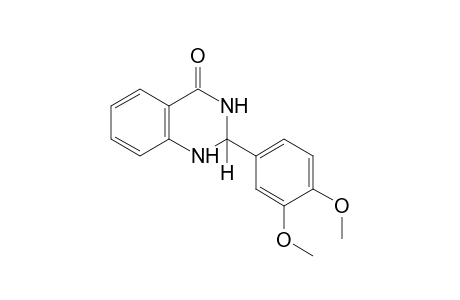 2,3-dihydro-2-(3,4-dimethoxyphenyl)-4(1H)-quinazolinone